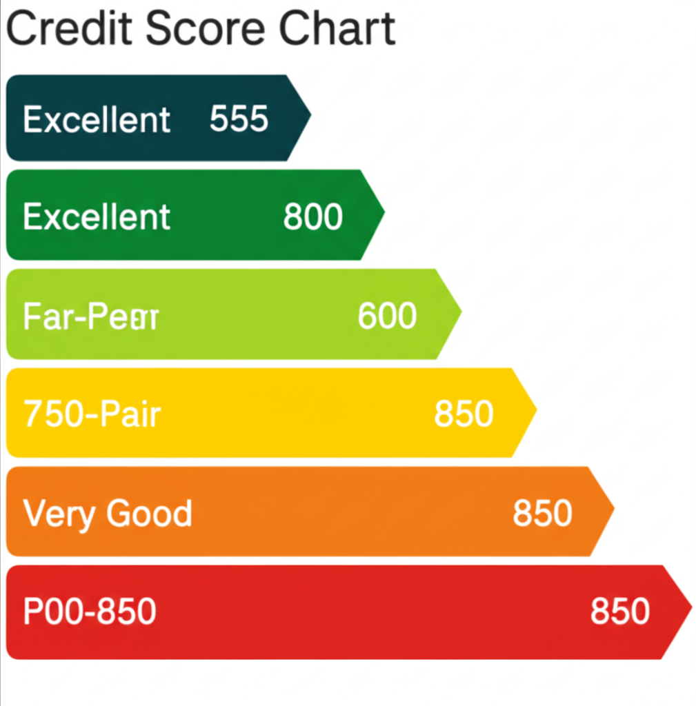 Credit score improvement chart